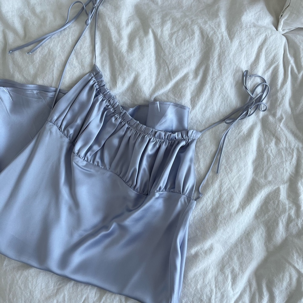 Cloud Hunter silk frankie dress